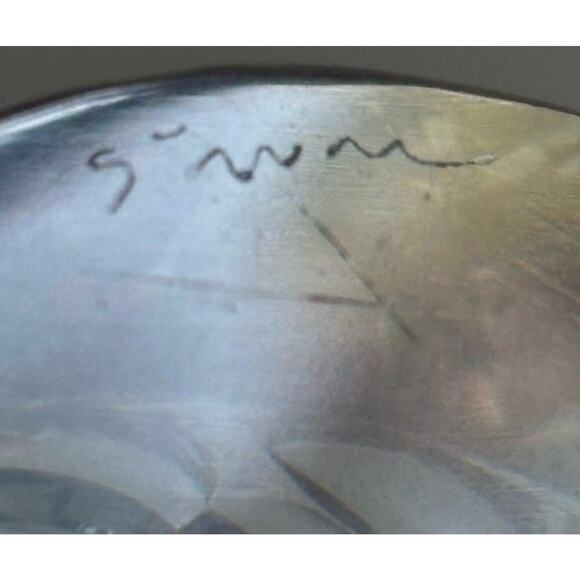 Josef Svarc Teardrop Bohemia Glass Crystal Faceted Mid Century Sculpture Signed - Picture 6 of 8